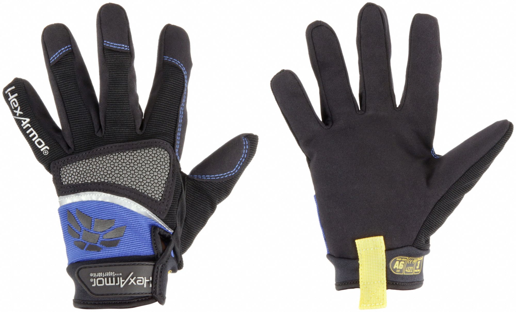 MECHANICS GLOVES, XS (6), SYNTHETIC LEATHER WITH SYNTHETIC LEATHER GRIP