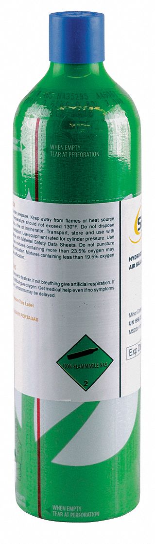 Calibration Gas, H2S, 58L