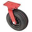 Extra-Heavy-Duty Plate Casters with Pneumatic Wheels