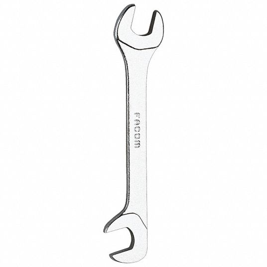 Facom FM-34.7 Short Satin Angle Open-End Wrench - 7 mm