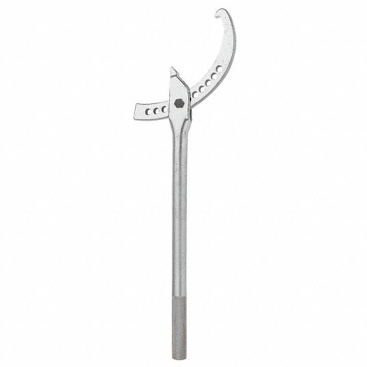 FACOM Hook Spanner Wrench: 220 mm to 324 mm, 25 in Overall Lg, 3/4 in Hook  Thick, 20 mm Hook Dp