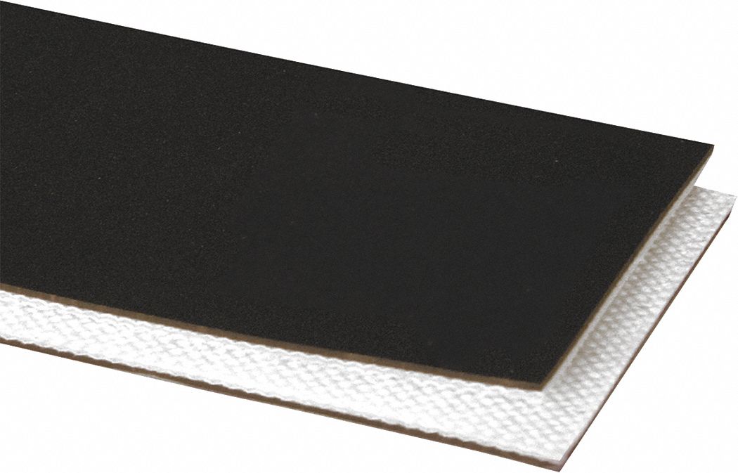Oil-Resistant Multi-Ply Conveyor Belt: 8 in Belt Wd, 7/64 in Belt Thick, Cut to Lg (15 ft Min), RMV