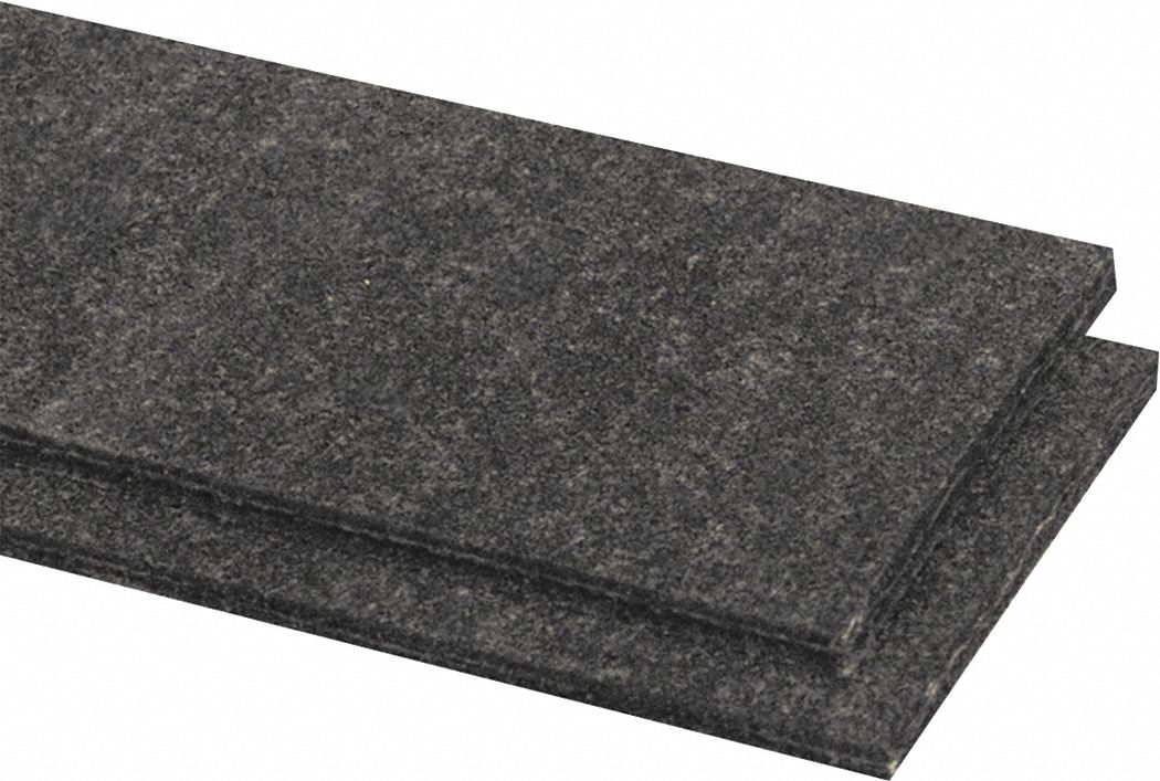 Oil-Resistant Multi-Ply Conveyor Belt: 8 in Belt Wd, 1/8 in Belt Thick, Cut to Lg (15 ft Min), Black