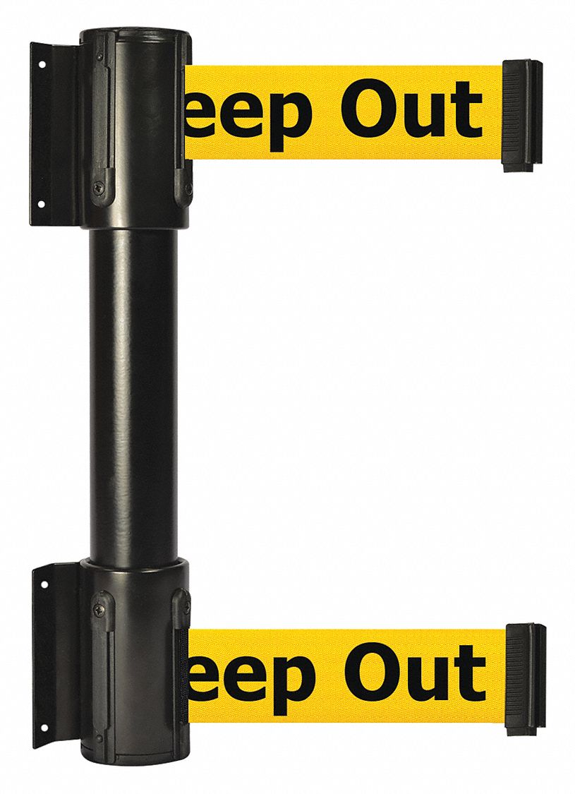 Belt Barrier, 7-1/2 ft, Danger -Keep Out