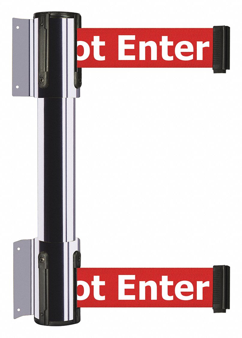 Belt Barrier, Caution - Do Not Enter