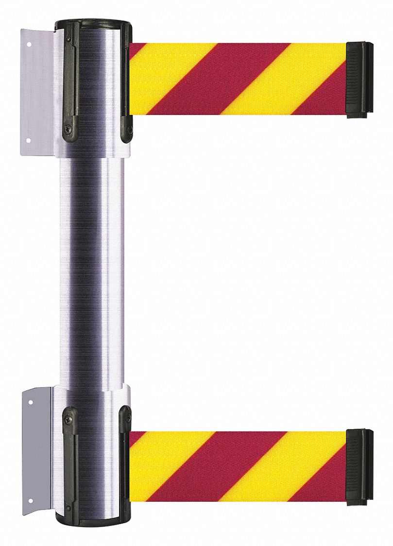 Belt Barrier, Satin Chrome