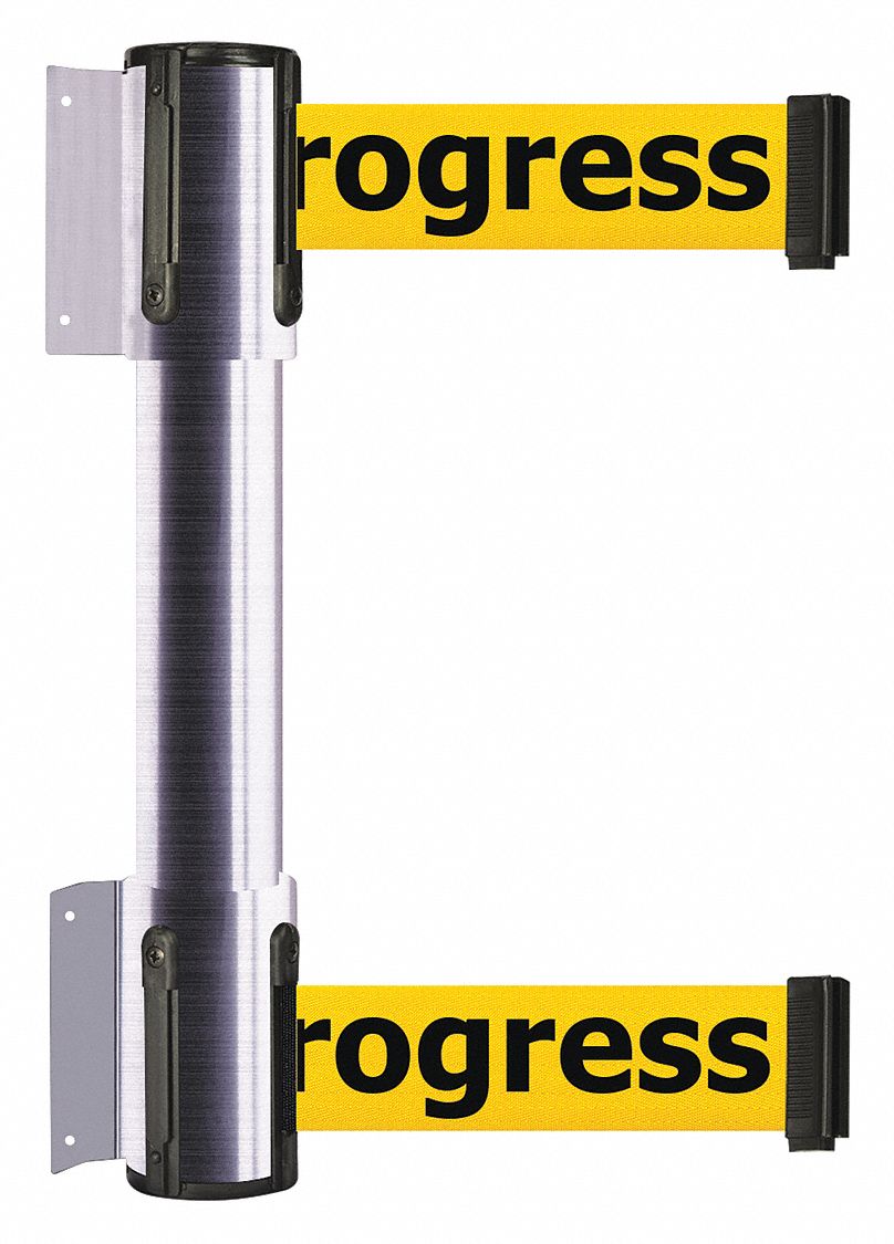 Belt Barrier, Cleaning In Progress