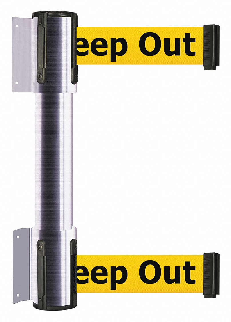 Belt Barrier, Danger - Keep Out, 2 in. W