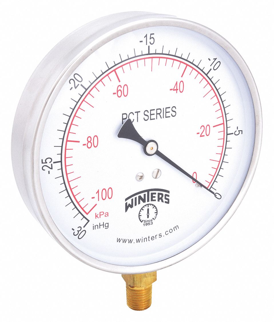 Gauge, Pressure, 4-1/2in,
