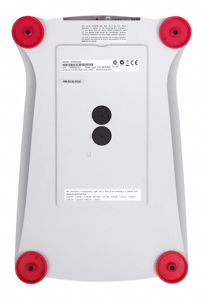 OHAUS 5,200 g, Digital, LCD, Compact Bench Scale - 36TW49|AX5202 - Grainger