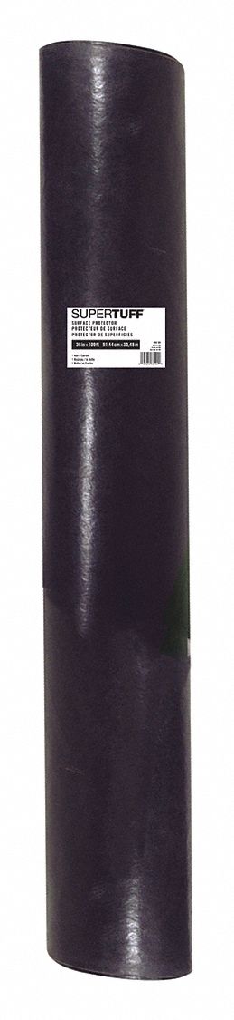 Leakproof and Slip Resistant Surface Protection: Extra Heavy Duty, 100 mil Thick, 100 ft Lg