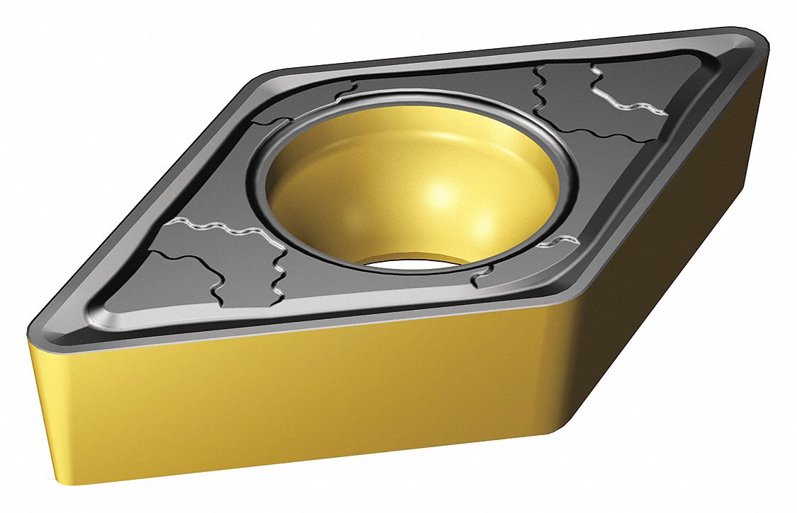 SANDVIK COROMANT, DCMT Insert, Neutral, Turning Insert, Medium, Diamond