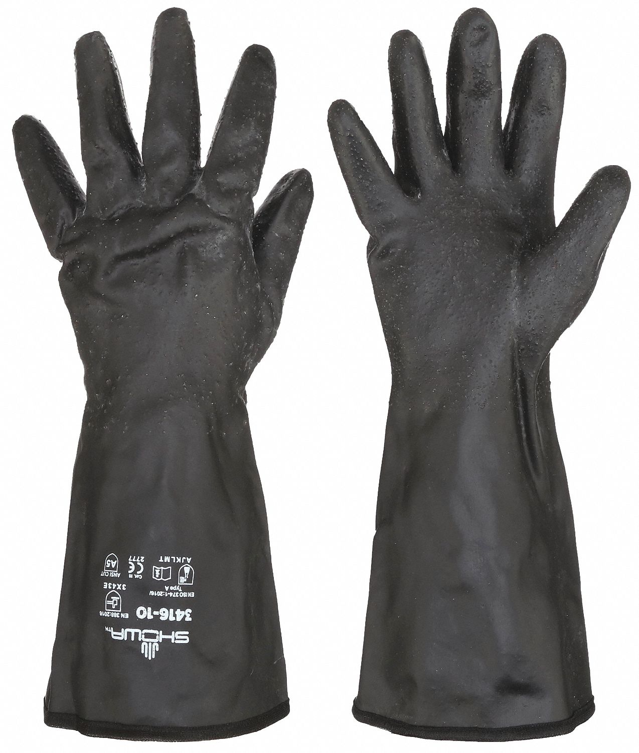 ANSI/ISEA Cut Level A5, 67.32 mil Glove Thick, Chemical Resistant ...