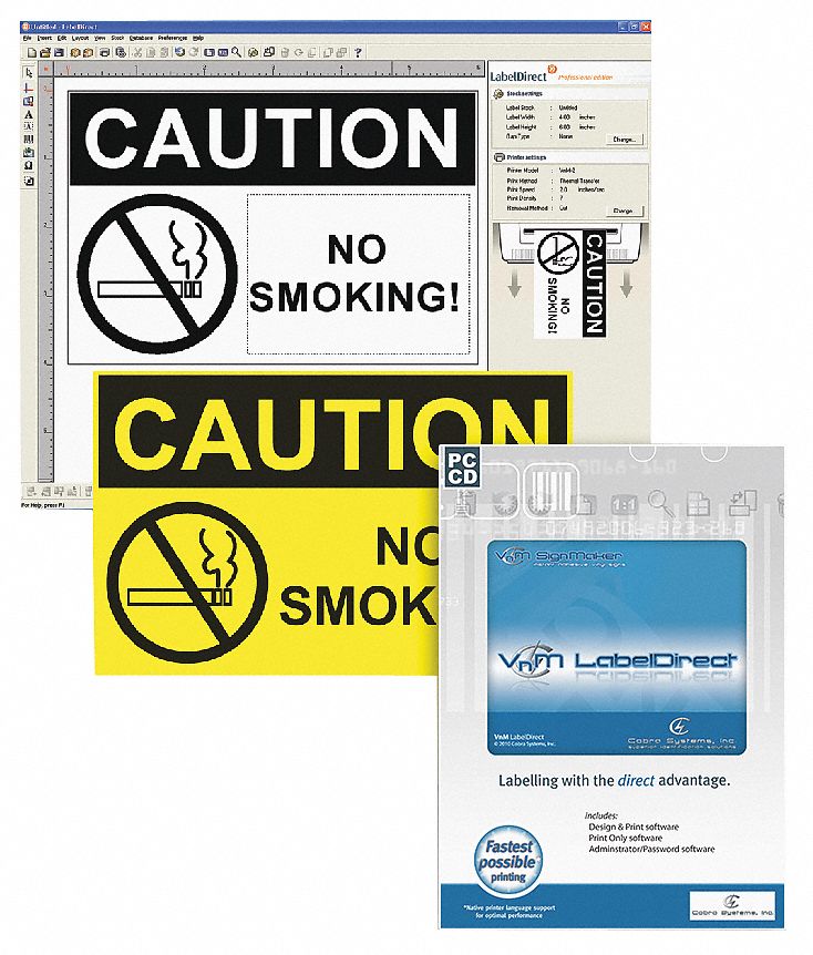 VnM Label Direct Design Software, Label Printer, Label Printer Software
