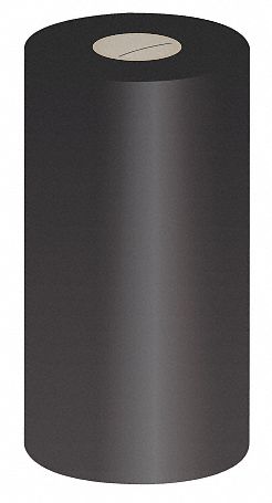 Single-Color Printer Ribbon: 4 5/32 in x 984 ft, Black, Wax/Resin, VNMR110B1, 250 Panel Sets