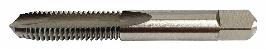 Spiral Point Tap: #12-32 Thread Size, 15/16 in Thread Lg, 2 3/8 in Overall Lg, Plug