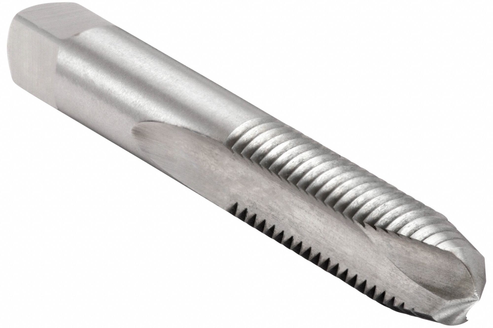 Spiral Point Tap: 3/8"-16 Thread Size, 1 1/4 in Thread Lg, 2 15/16 in Overall Lg