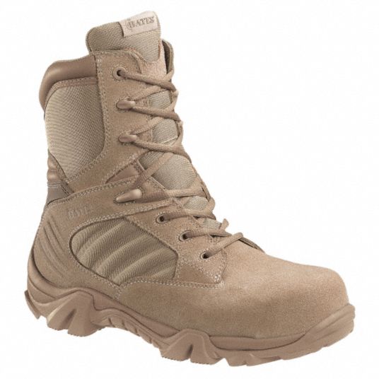 tan composite toe boots