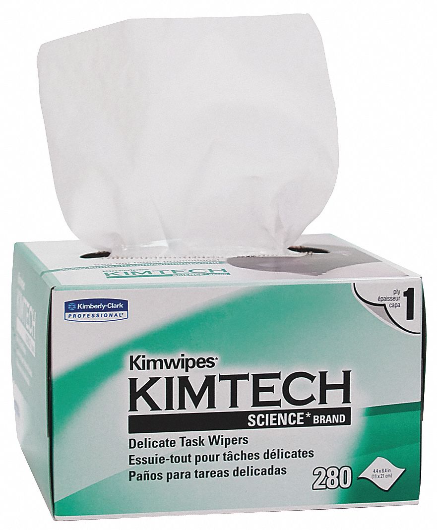 KIMTECH Dry Wipe KIMTECH SCIENCE KIMWIPES In X In Number Of Sheets White