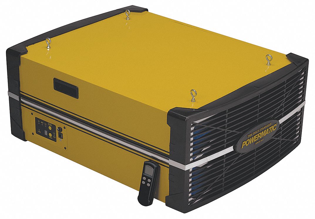 Woodworking Air Filtration System: 115V, 1, 196 cfm