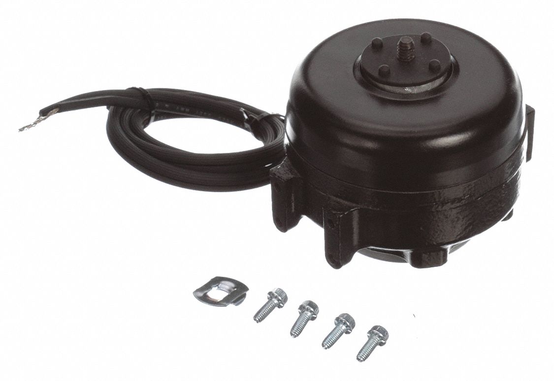 UNIT BEARING MOTOR, CAST IRON FRAME, REAR/DOUBLE FOOT MOUNTING, 4 W OUTPUT, 115 V AC, CWLE