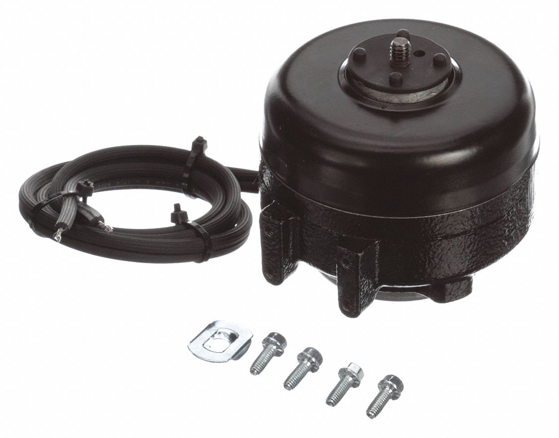 UNIT BEARING MOTOR, CAST IRON FRAME, REAR/DOUBLE FOOT MOUNTING, 5 W OUTPUT, 115 V AC, CWLE