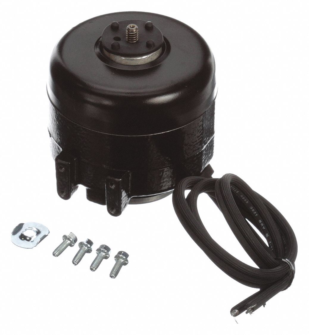 UNIT BEARING MOTOR, CAST IRON FRAME, REAR/DOUBLE FOOT MOUNTING, 16 W OUTPUT, 115 V AC, CCWLE