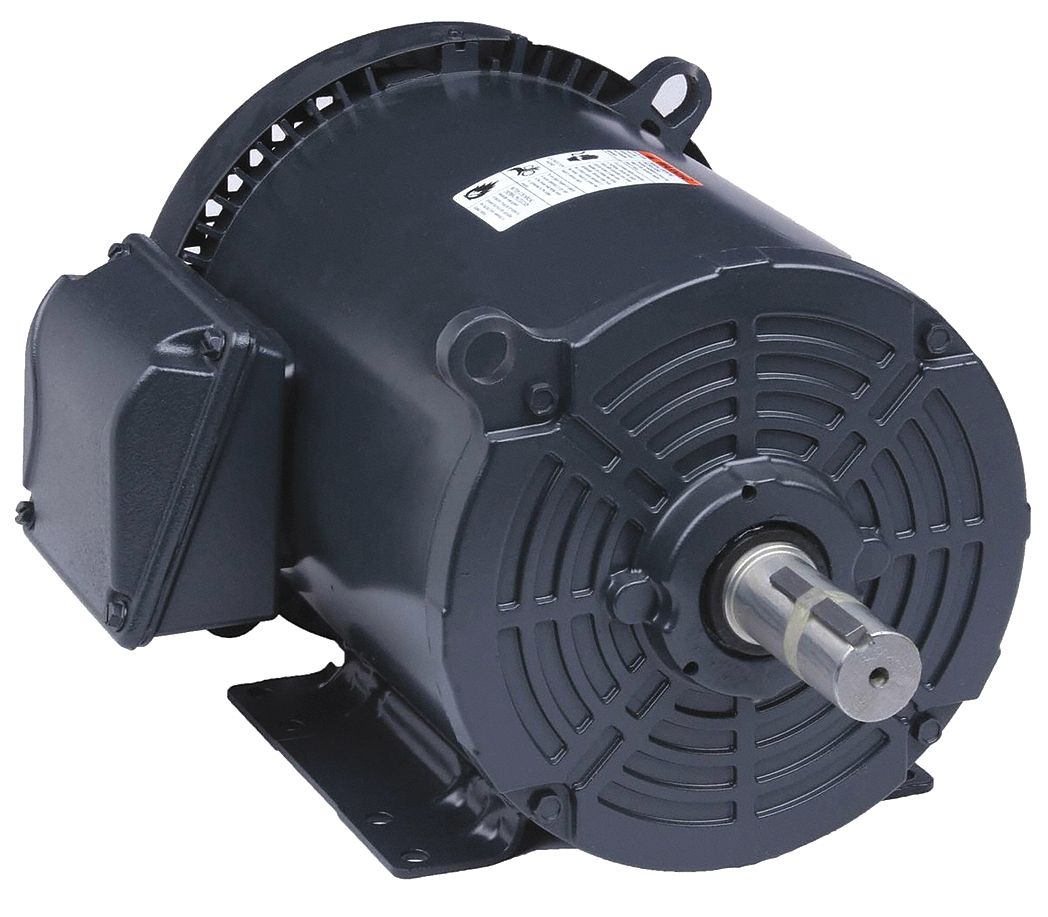 General Purpose Motor: Totally Enclosed Fan Cooled, Rigid Base Mount, 3 HP, 230/460V AC