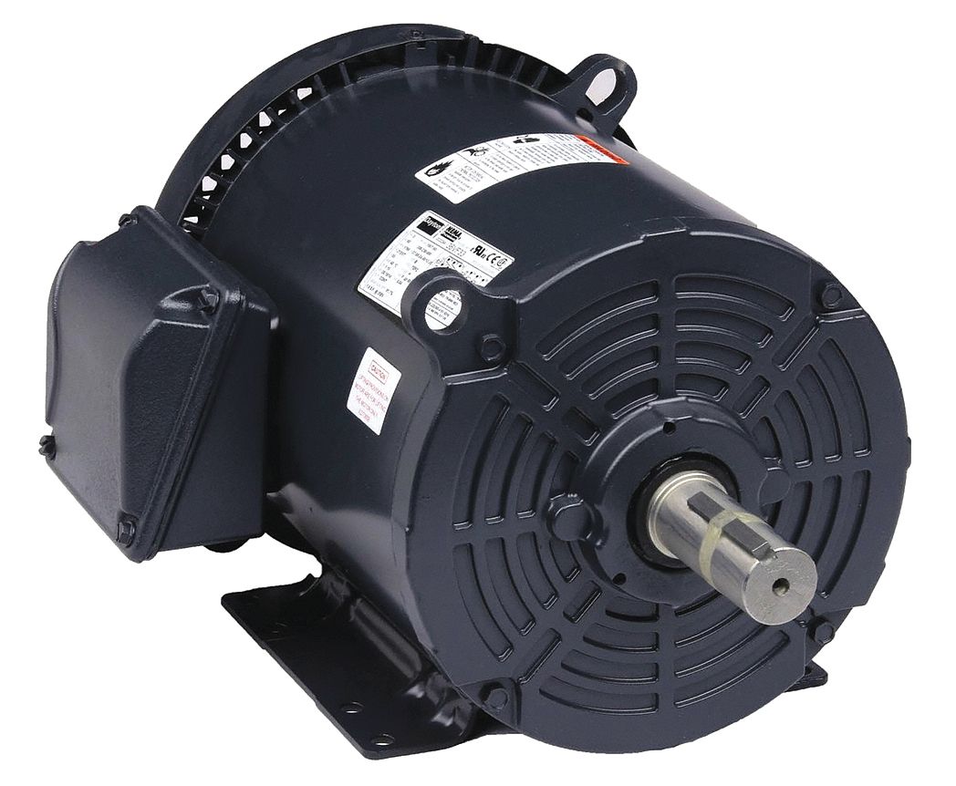 General Purpose Motor: Totally Enclosed Fan Cooled, Rigid Base Mount, 10 HP, 230/460V AC