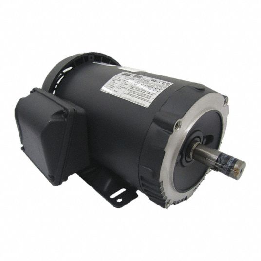 DAYTON General Purpose Motor, 1 HP, 3-Phase, Nameplate RPM 1,145 ...