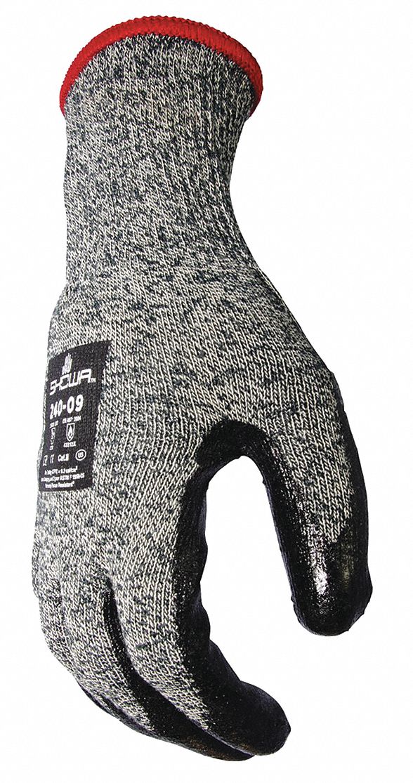 SHOWA Arc Flash Gloves, ATPV Rating 9.2 cal/cm2, Fiberglass/Kevlar