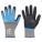 CUT RESISTANT GLOVES, S (6), ANSI CUT LEVEL A4, ¾ DOUBLE DIPPED, FOAM NITRILE, BLK/BL