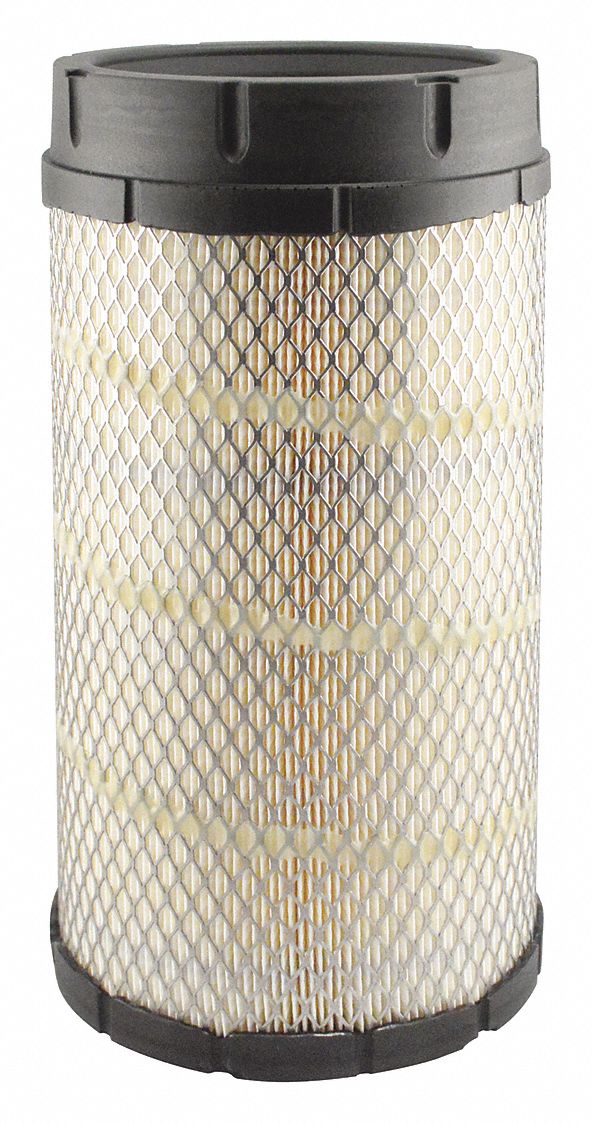 Automotive Air Filter: Round-Oval, Engine, Round, Radial Seal, 12 1/16 in Overall Ht