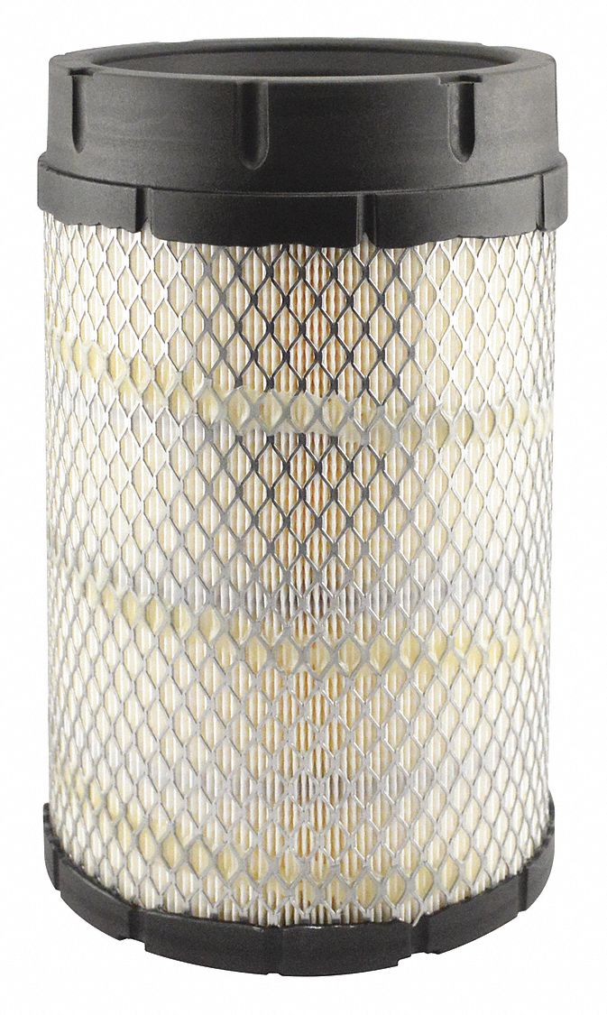 Automotive Air Filter: Round-Oval, Engine, Round, Radial Seal, 10 1/16 in Overall Ht