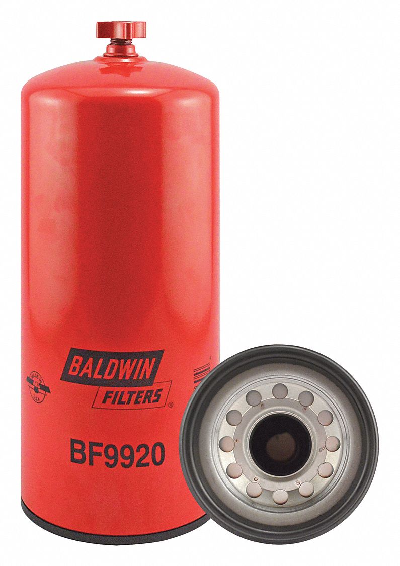 Separator: Spin-On, 4 11/16 in Outside Dia, M85 x 2.0 Thread Size, Cellulose