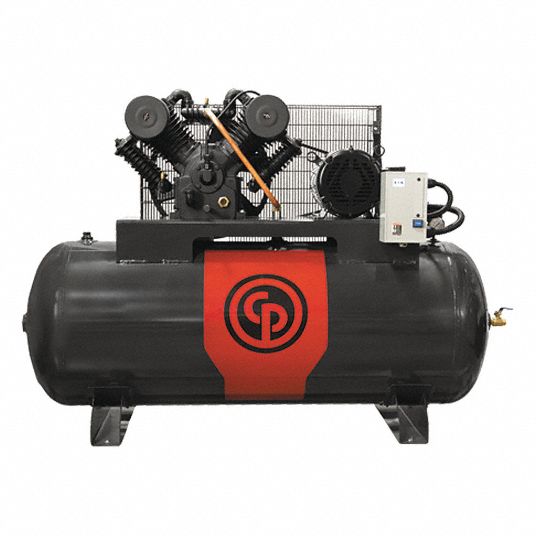 CHICAGO PNEUMATIC, 10 hp, 2 Stage, Electric Air Compressor - 36VZ51|RCP ...