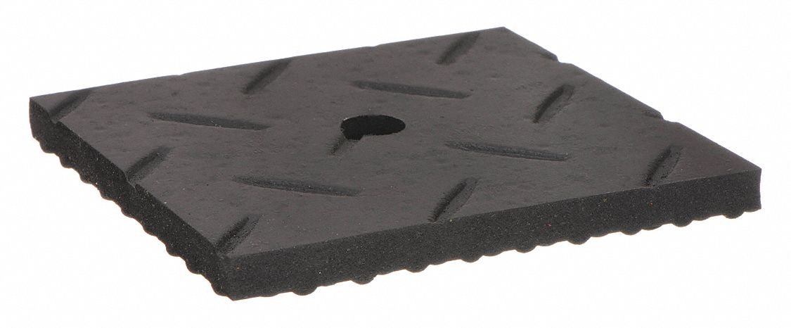 VIBRATION ISOLATION PAD,4" W,4" L,1/2" H