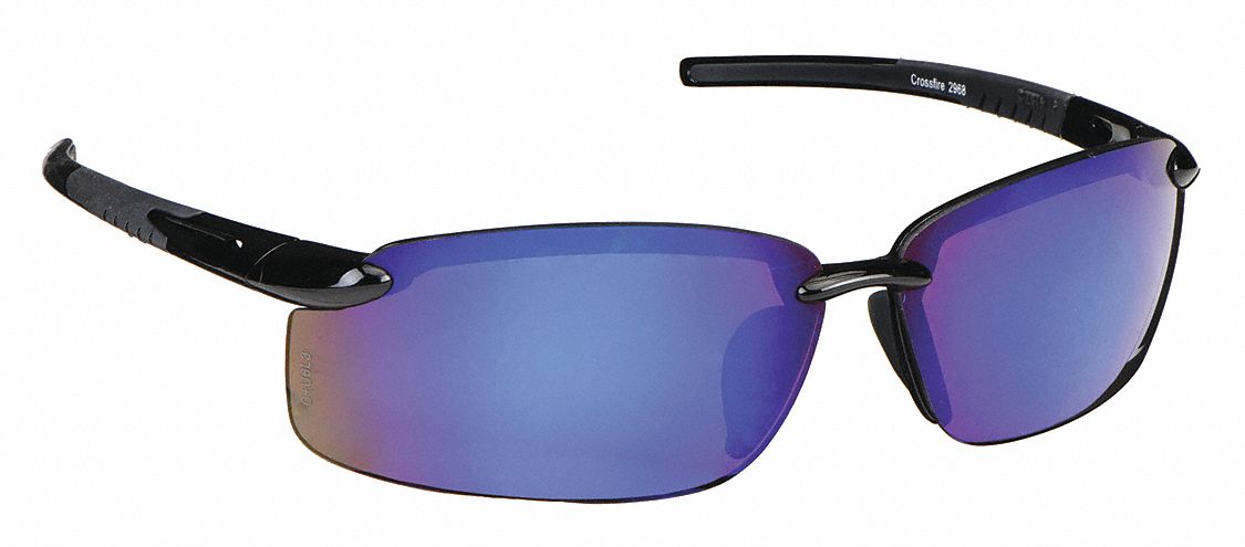 Safety Glasses, Blue Mirror