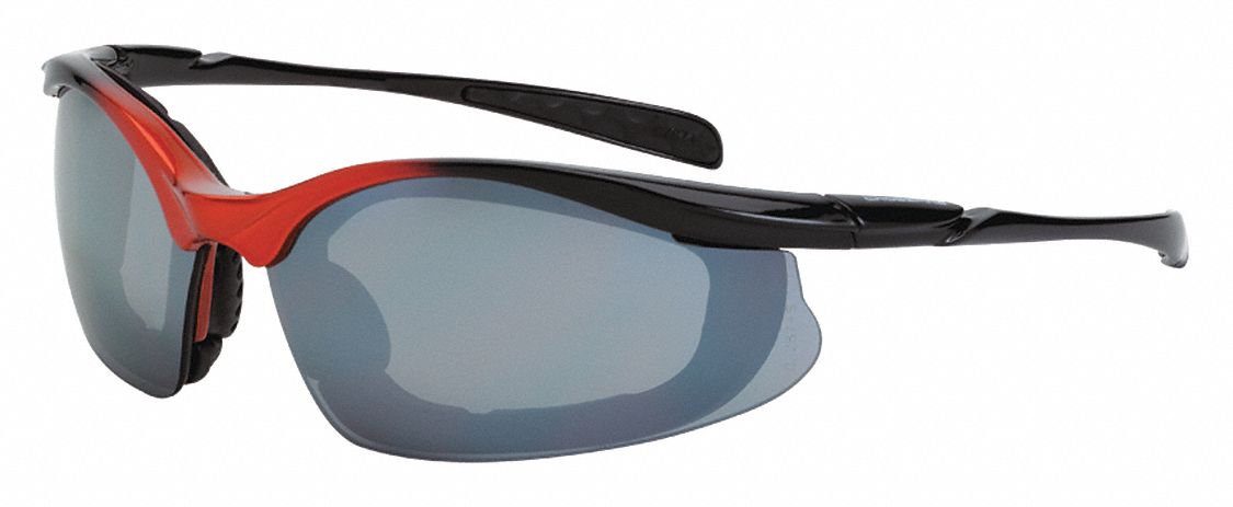 Safety Glasses, Silver Mirror