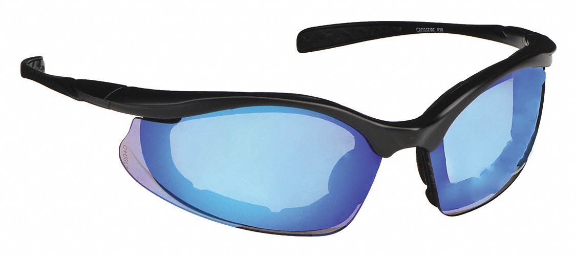 Safety Glasses, Blue Mirror