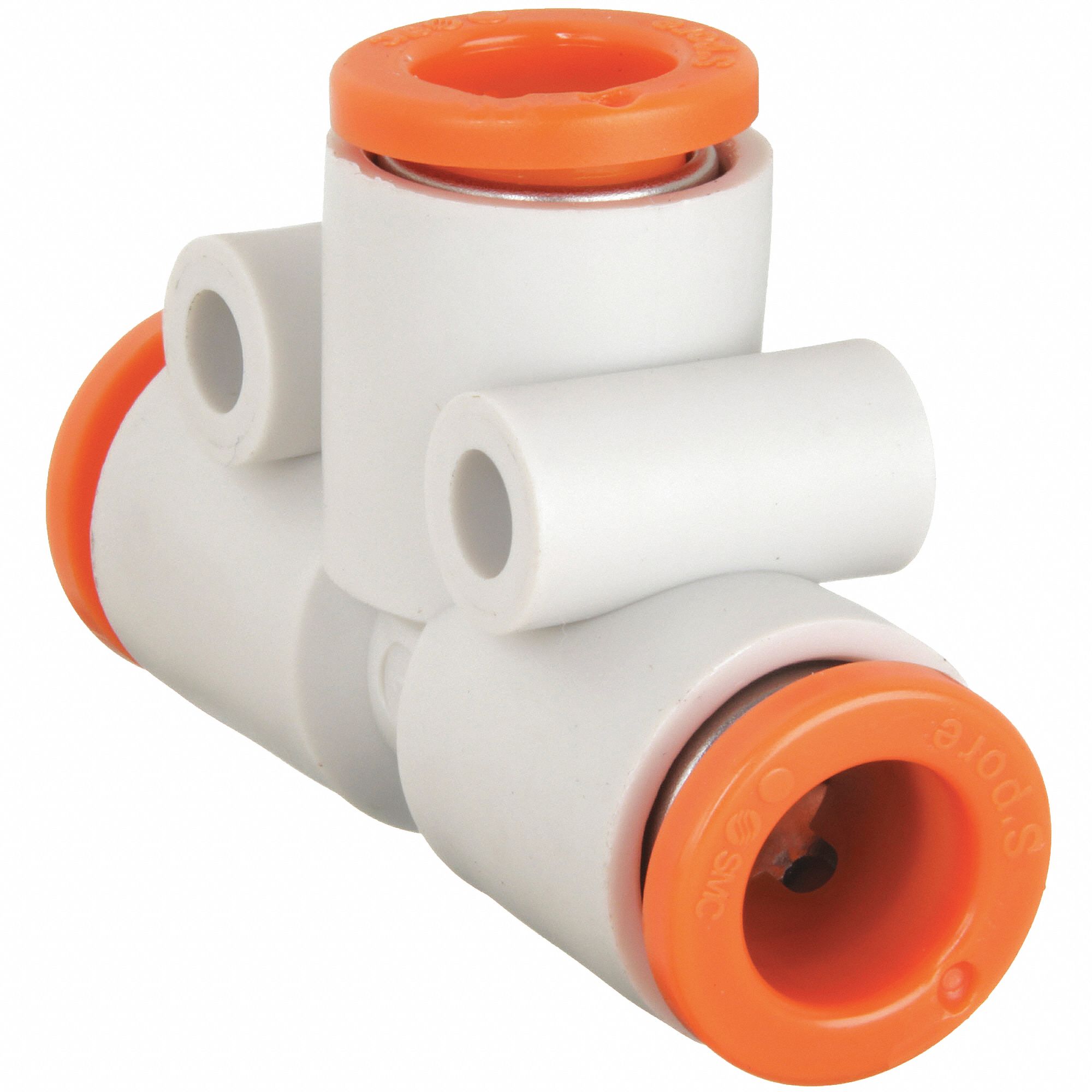 UNION TEE: PBT, PUSH-TO-CONNECT X PUSH-TO-CONNECT X PUSH-TO-CONNECT, WHITE, 40 13/16 MM L