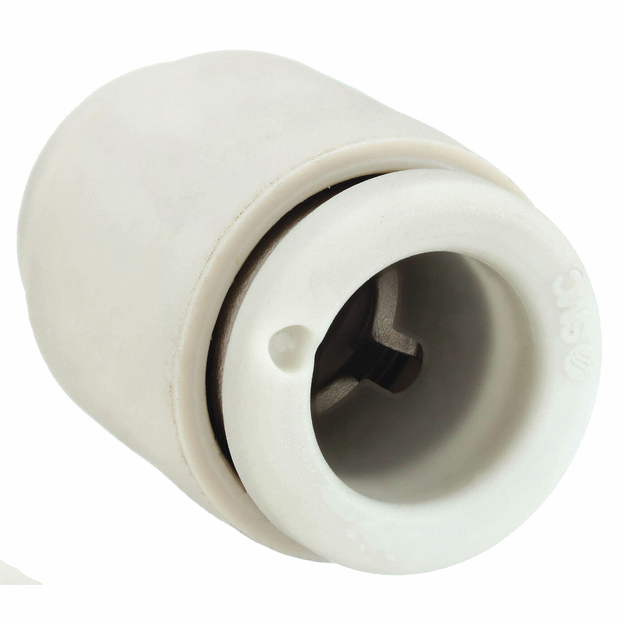 TUBE CAP: PBT, TUBE, FOR 8 MM TUBE OUTSIDE DIAMETER, WHITE, 15 11/16 MM OVERALL LG