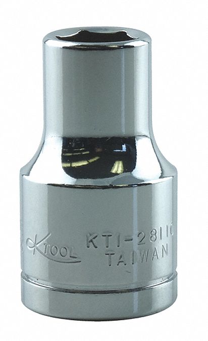 Socket, 1/2 in. Dr, 10mm Hex