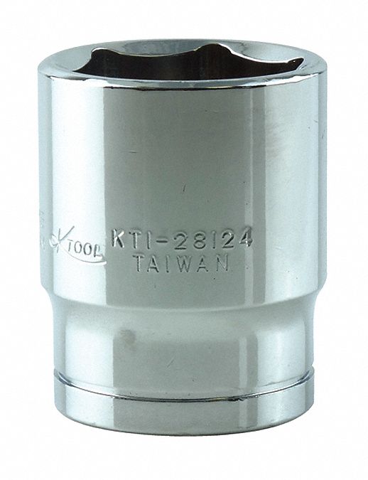 SOCKET,1/2 IN DR,24MM HEX