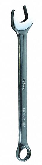COMBINATION WRENCH, ALLOY STEEL, CHROME, 30 MM HEAD SIZE, 15 1/2 IN OVERALL L, OFFSET