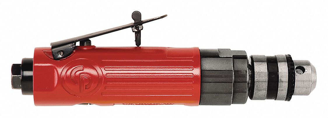 AIR DRILL, KEYED, 3/8 IN CHUCK, 2, 800 RPM