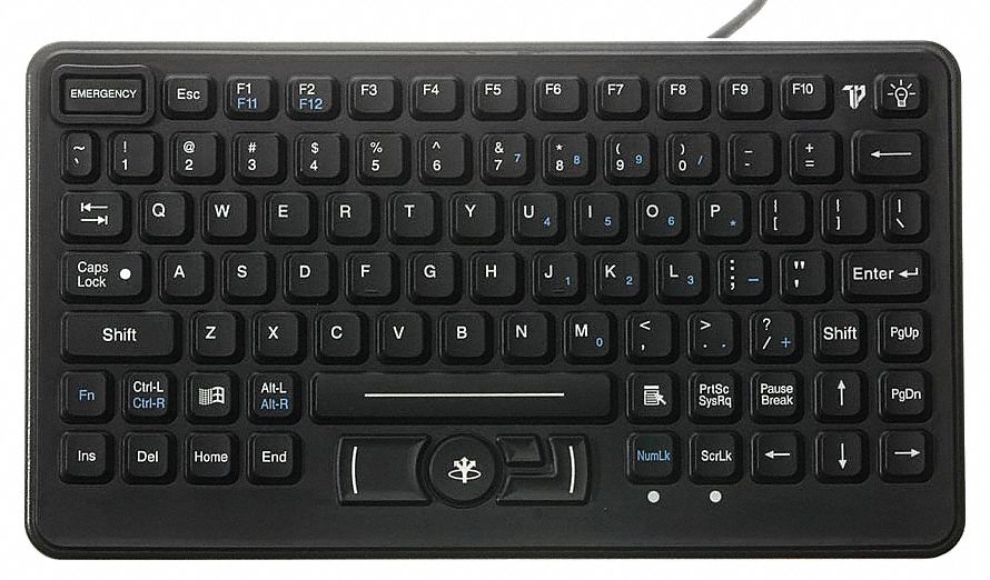 Keyboard: Corded, USB, Black, All Windows(R) Op Systems