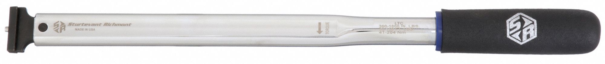 Interchangeable Head Torque Wrench: Inch-Pound, Newton Meter, 16 in Overall Lg