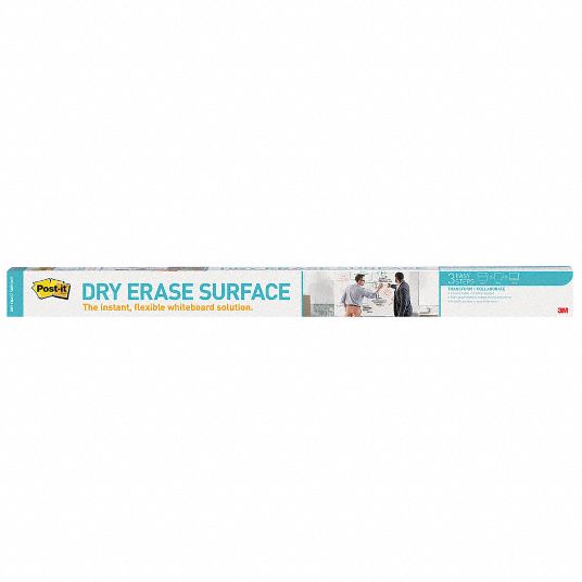 POSTIT Dry Erase Sheet 48 in Dry Erase Ht, 96 in Dry Erase Wd, 1