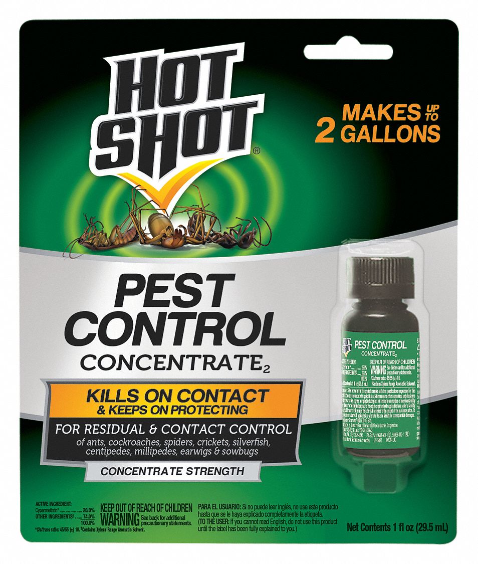 HOT SHOT DEET-Free Indoor/Outdoor Insecticide, 1 oz. Liquid - 36WG31|HG ...